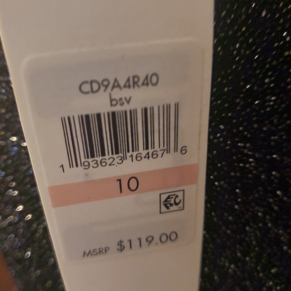 NWT Calvin Klein black dress with silver sparkles. - Picture 9 of 11